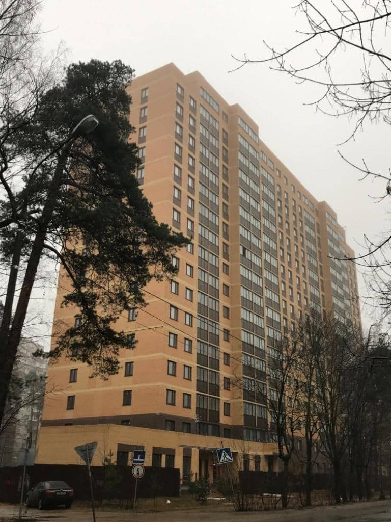 Завершилось остекление нового жилого дома в г. Жуковский Завершилось остекление нового жилого дома в г. Жуковский